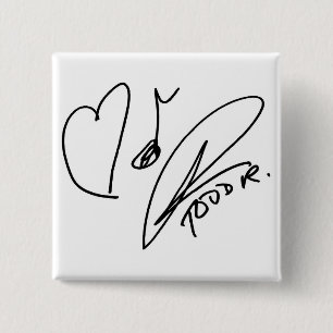 Love-Music-Pin 15 Cm Square Badge