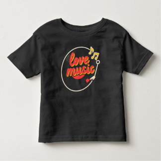 Love Music: Vinyl Vibes Toddler T-Shirt