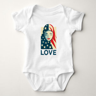 Love Muslim Refugee Baby Bodysuit