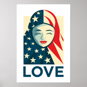Love Muslim Refugee Poster