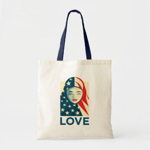 Love Muslim Refugee Tote Bag