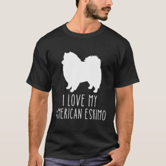 Love My American Eskimo Dog Breed American Eskimo T-Shirt