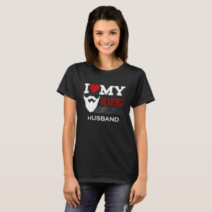 LOVE my bearded husband T-Shirt
