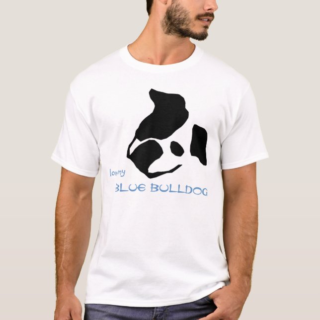 Love my Blue Bulldog shirt (Front)