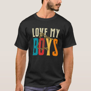Love My Boys   Basketball T-Shirt