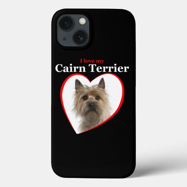 Love My Cairn Terrier iPhone Case (Back)