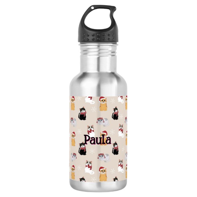 Love my cats 710 ml water bottle (Front)