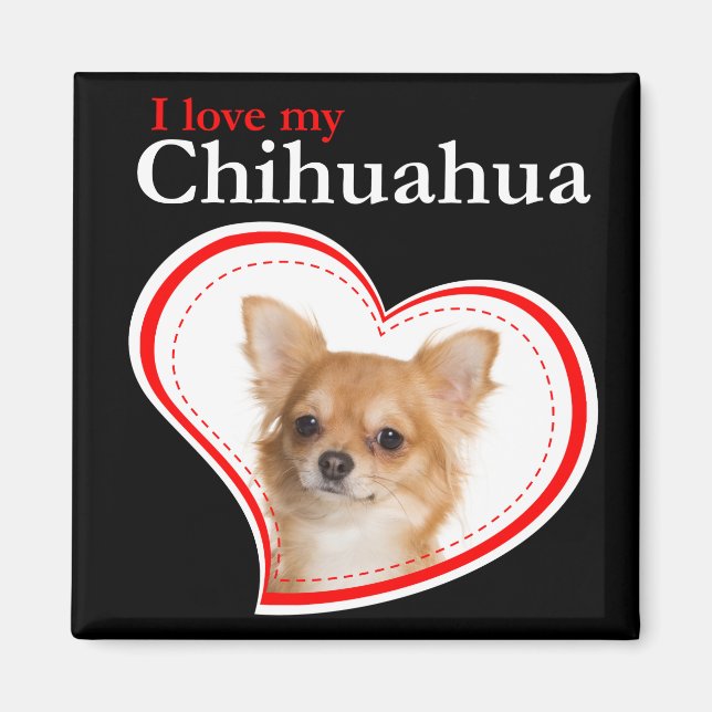 Love My Chihuahua Magnet (Front)