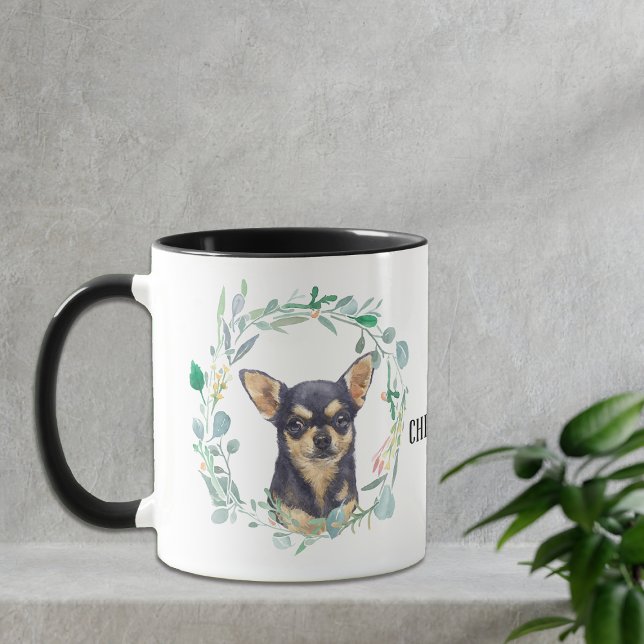 Love My Chihuahua Wreath Coffee Mug (Creator Uploaded)