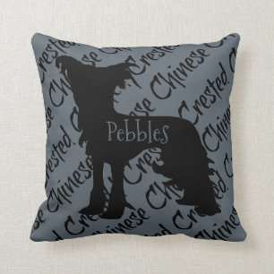 Love My Chinese Crested Dog Pillow