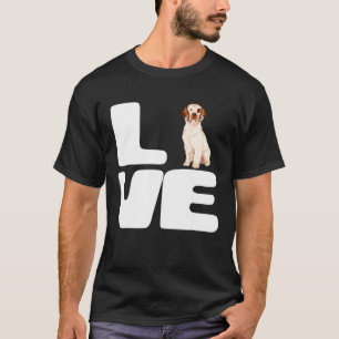 Love My Clumber Spaniel Dog T-Shirt