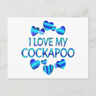 Love My Cockapoo Postcard