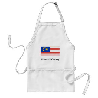 Love MY Country Australia Flag jGibney The MUSEUM Standard Apron