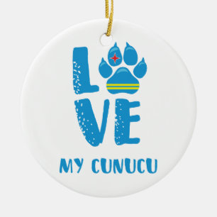 LOVE MY CUNUCU (Blue letters) - Ornament