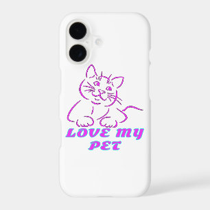 LOVE MY CUTE PINK PET CAT