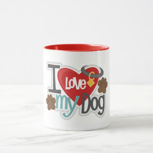 Love My Dog 11 oz Combo Mug