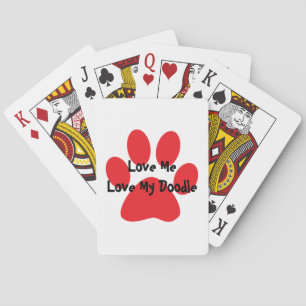 Love My Doodle Playing Cards