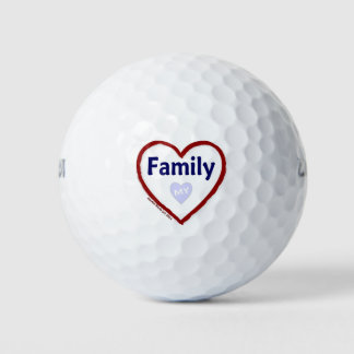 Love My Family Golf Balls