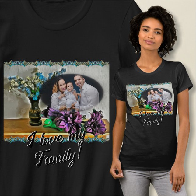 Love My Family Silk and Corn Husk Flowers 2190 T-Shirt (Creator Uploaded)