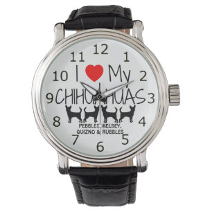 Love My Four Chihuahuas Watch