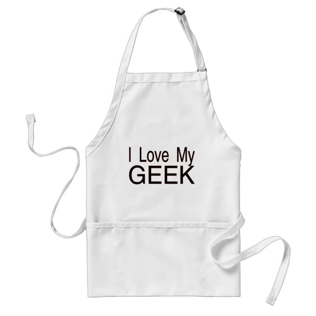 Love My Geek Standard Apron (Front)