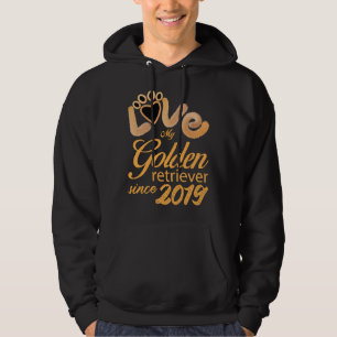 Love My Golden Retriever Since 2019 Hoodie