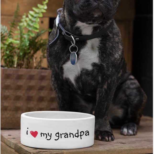 Love my Grandpa Food Funny Humour Dog Pet (Creator Uploaded)