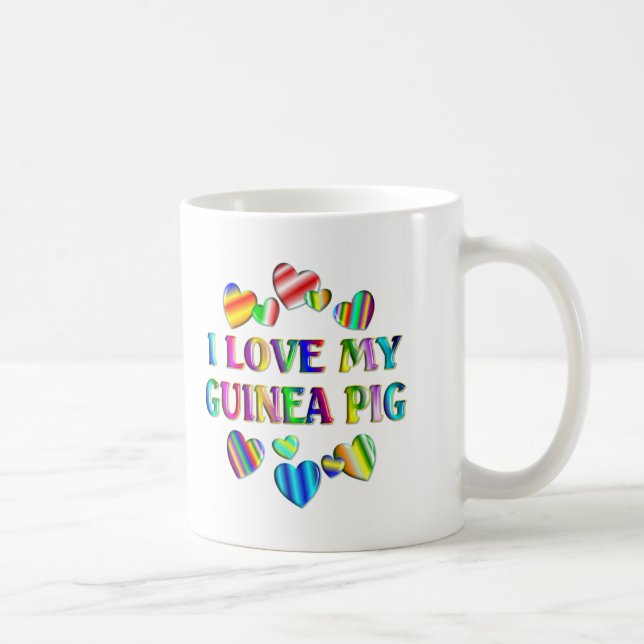 Love My Guinea Pig Coffee Mug (Right)