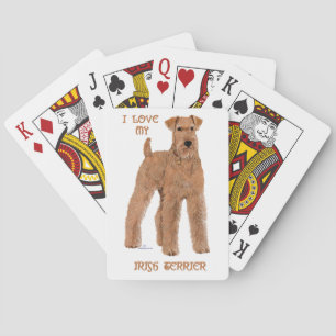 Love My Irish Terrier Playing Cards