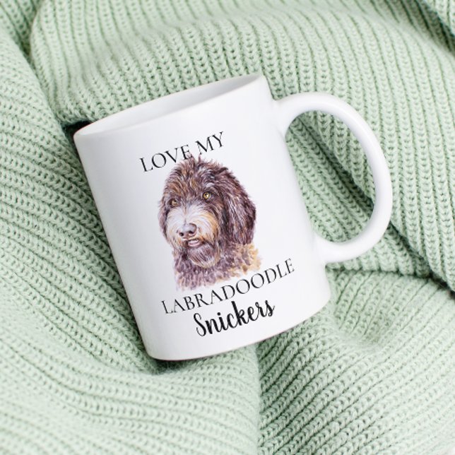 Love My Labradoodle Dog  Coffee Mug (Creator Uploaded)