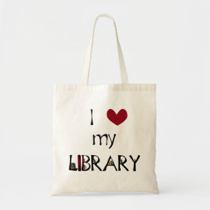 Love My Library Tote Bag