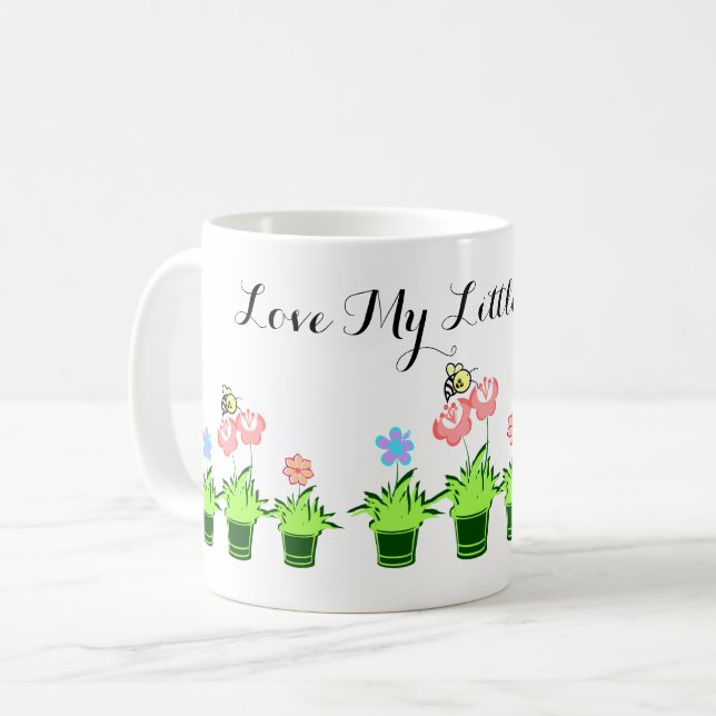 "Love My Little Garden" Cute Mug (Front Left)