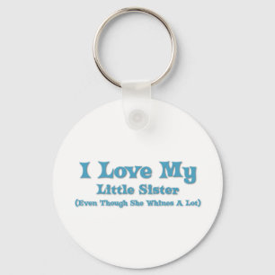Love My Little Sister Key Ring