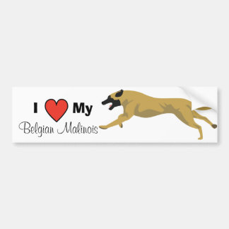 Love my Malinois Bumper Sticker
