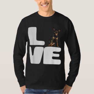 Love My Miniature Pinscher Dog Lover Gift T-Shirt