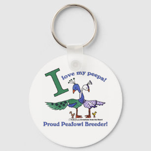 Love My Peeps-Breeders Key Ring