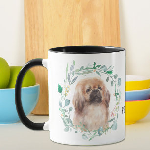 Love My PEKINGESE Wreath Coffee Mug