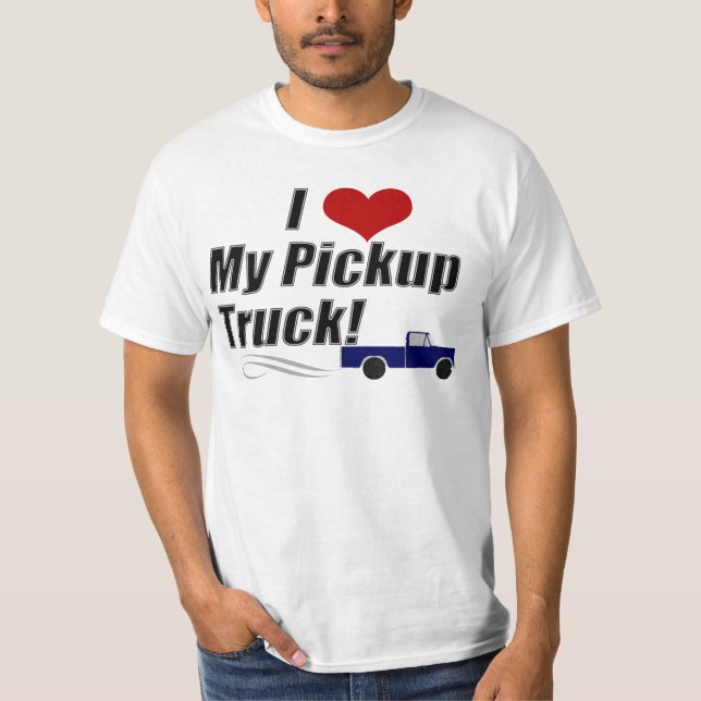 Love my Pickup Truck, Funny Scott Brown Political T-Shirt (Front)