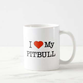 Love My Pitbull Coffee Mug