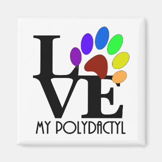 LOVE My Polydactyl Magnet