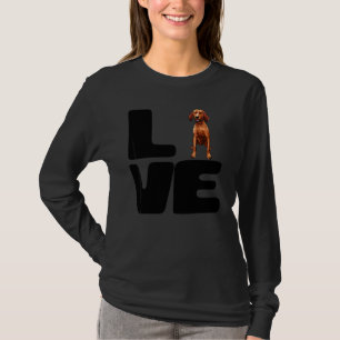 Love My Redbone Coonhound Dog T-Shirt