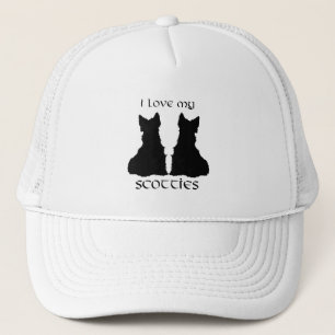 Love My Scotties Silhouette Trucker Hat