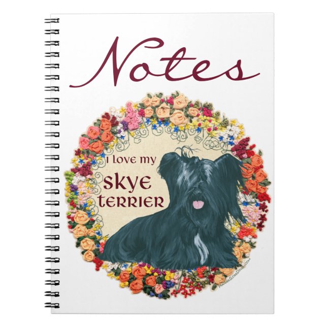 Love My Skye Terrier Notebook (Front)