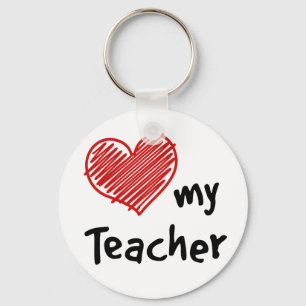 Love My Teacher Key Ring