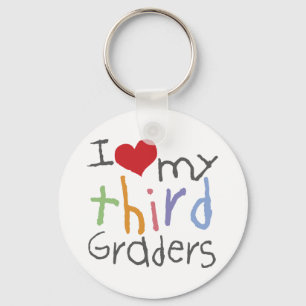 Love My Third Graders Key Ring