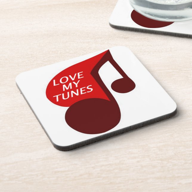 LOVE MY TUNES COASTER (Left Side)
