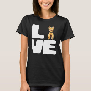 Love My Yorkshire Terrier Dog T-Shirt