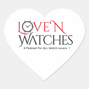 Love ‘N Watches Heart Stickers
