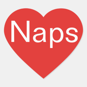 Love Naps Heart Sticker