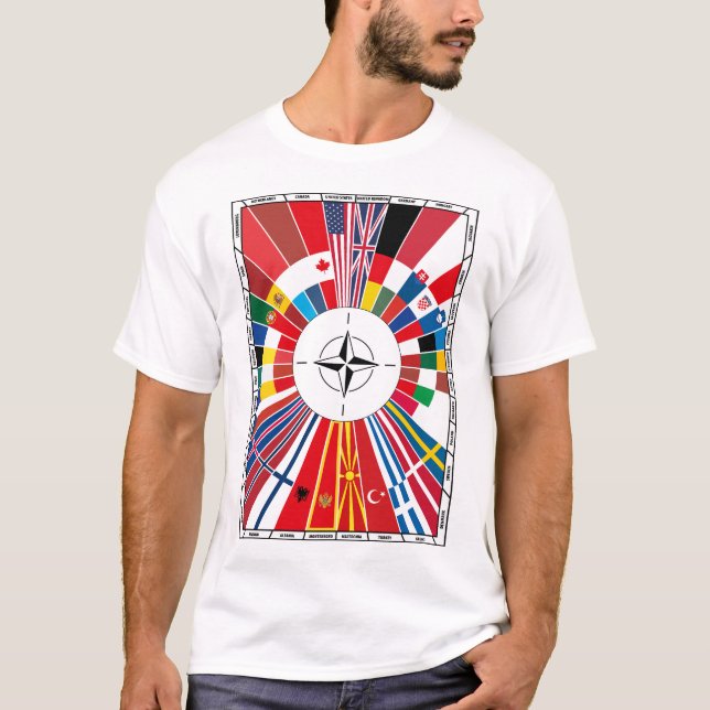 Love NATO Countries, with the NATO T-Shirt (Front)